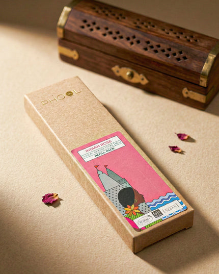 Incense Stick Refill Pack - Indian Rose - WL4199
