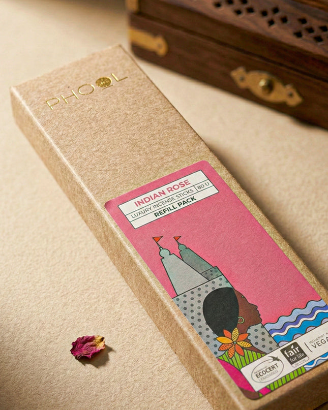 Incense Stick Refill Pack - Indian Rose - WL4199
