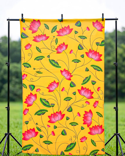 Back Drop - Yellow Pichwai Design - WL4215-1
