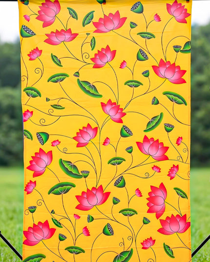 Back Drop - Yellow Pichwai Design - WL4215-1