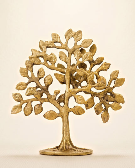 Brass Kalpavriksha Tree with Tile Work - WL4220