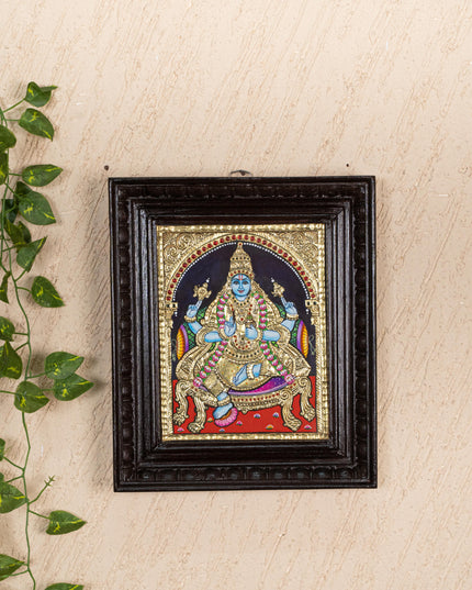 Tanjore Painting - Dhanvantri - Flat (Gold Foil) - 10x8 inch - WL4265