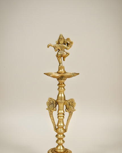 Brass Ganesha Kuthu Vilaku - WL4390