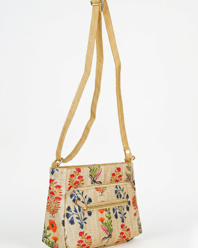 Floral Printed Sling Bag - WL4433