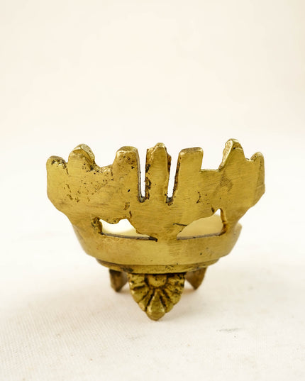 Brass Shank Chakra Nama Diya - WL4440-1