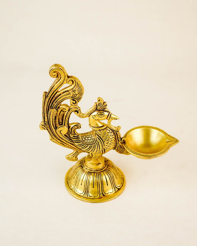 Brass Annapakshi Diya - WL4441