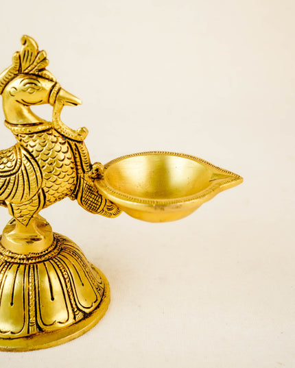 Brass Annapakshi Diya - WL4441