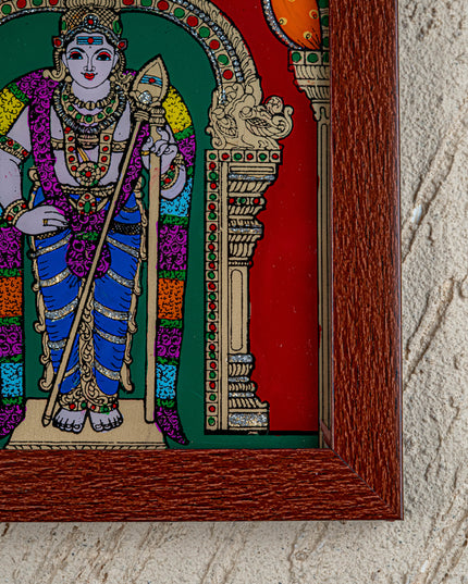 Murugan Glass Reverse Painting Frame - 8 x 6 inch - WL4560-5