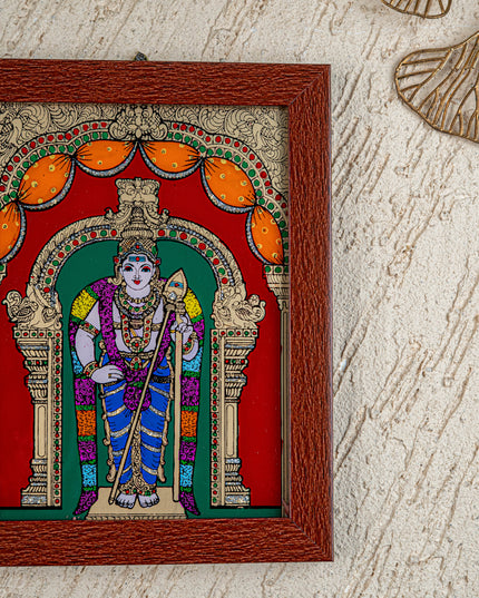 Murugan Glass Reverse Painting Frame - 8 x 6 inch - WL4560-5