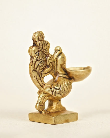Brass Annapakshi Diya - Set of 2 - WL4575
