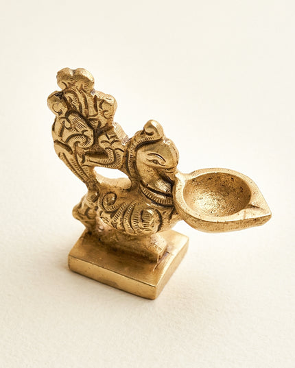 Brass Annapakshi Diya - Set of 2 - WL4575