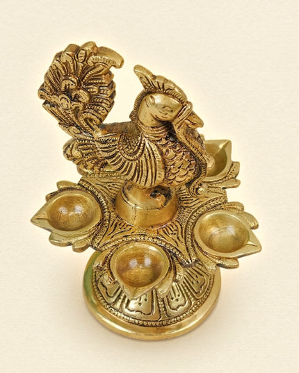 Brass Annapakshi 5 Face Diya - WL4580