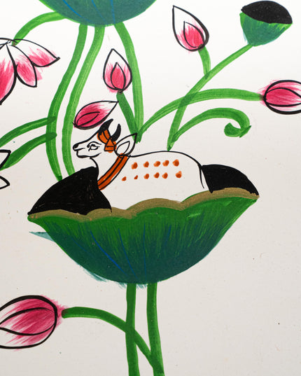 Handpainted Wooden Manai - WL4725