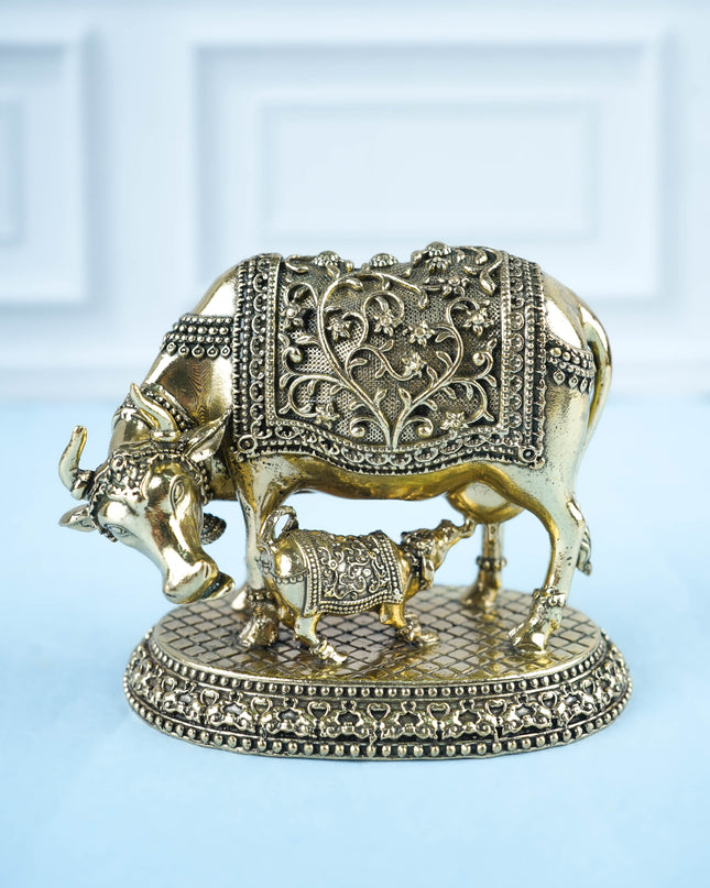 Brass Cow & Calf Idol - WL4772