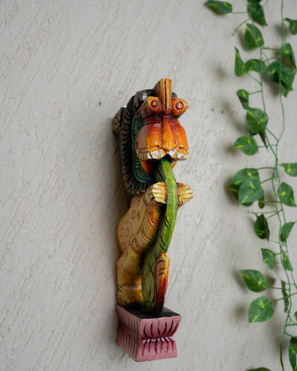 Wooden Carved Yazhi Bracket - 12 inch - Set of 2 - WL4789