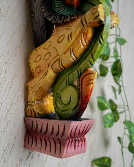 Wooden Carved Yazhi Bracket - 12 inch - Set of 2 - WL4789