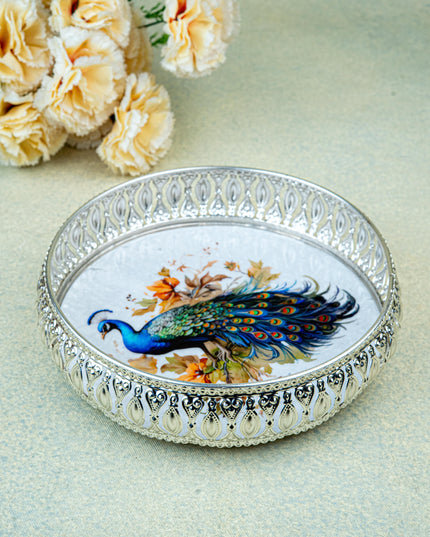 German Silver Tray - 8 inch - WL4820