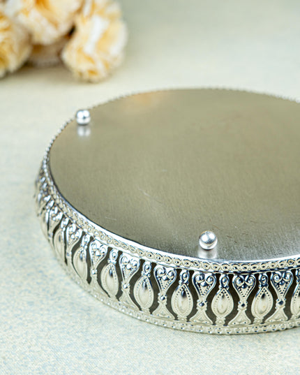 German Silver Tray - 8 inch - WL4820