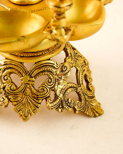 Brass Annapakshi Vilaku with Diya - 22 inch - WL4865