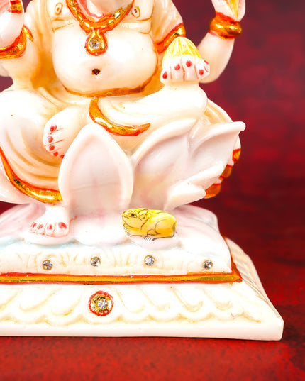 Marble Dust: Ganesha Idol - 6 inch - WL4955