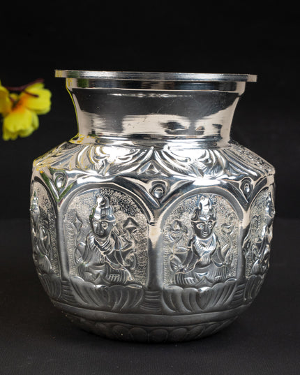 German Silver Ashtalakshmi Kudam - WL5091-2