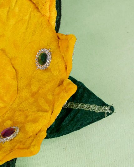 Velvet Lotus - 12 inch - Yellow - WL5094-3