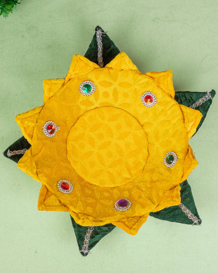 Velvet Lotus - 12 inch - Yellow - WL5094-3