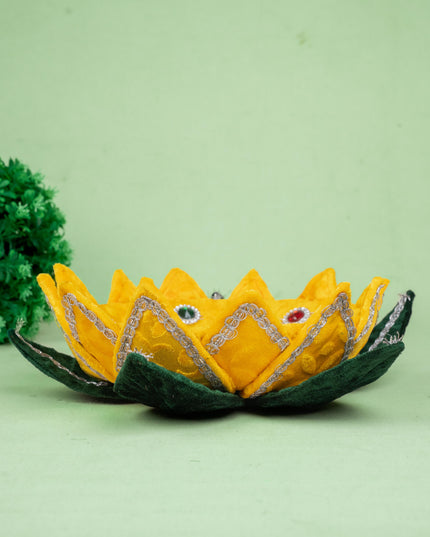 Velvet Lotus - 12 inch - Yellow - WL5094-3