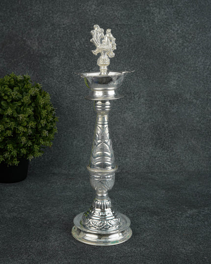 German Silver Annapakshi Kuthu Vilaku - 14 inch - WL5129