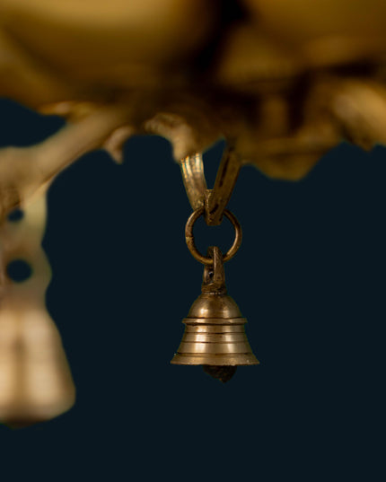 Brass Hanging Annapakshi Diya - 32 inch - WL5155