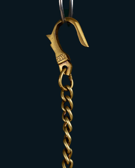 Brass Hanging Annapakshi Diya - 32 inch - WL5155