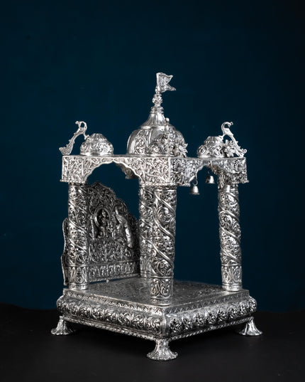Brass Antique Pooja Temple - 11 inch - WL5177