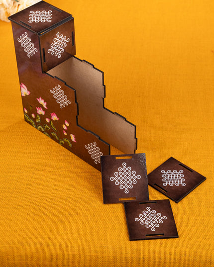 3 Step Dismantable Diya Padi - Lotus - WL5187
