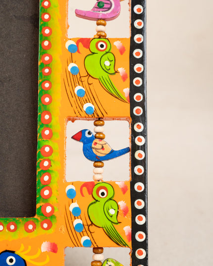 Wooden Photo Frame - Parrot - Orange - 9X5 inch - WL5192-1