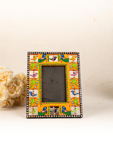 Wooden Photo Frame - Parrot - Orange - 9X5 inch - WL5192-1