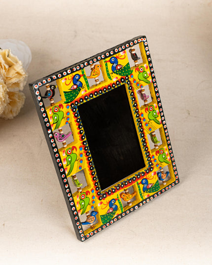 Wooden Photo Frame - Parrot - Yellow - 9X5 inch - WL5192-2