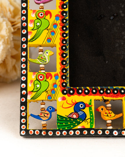 Wooden Photo Frame - Parrot - Yellow - 9X5 inch - WL5192-2