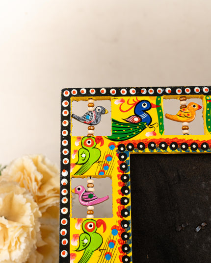 Wooden Photo Frame - Parrot - Yellow - 9X5 inch - WL5192-2
