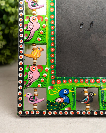 Wooden Photo Frame - Parrot - Green - 9X5 inch - WL5192-4