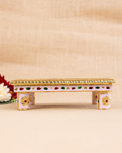 Meenakari Manai - Pink - 8x8 inch - WBG1806-2