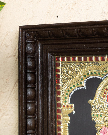 Tanjore Painting - Kamatchi - Flat (Gold Foil) - 12x10 inch - WL5205