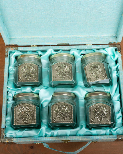 Dry Fruit Box - 6 Glass Jar - WL5214