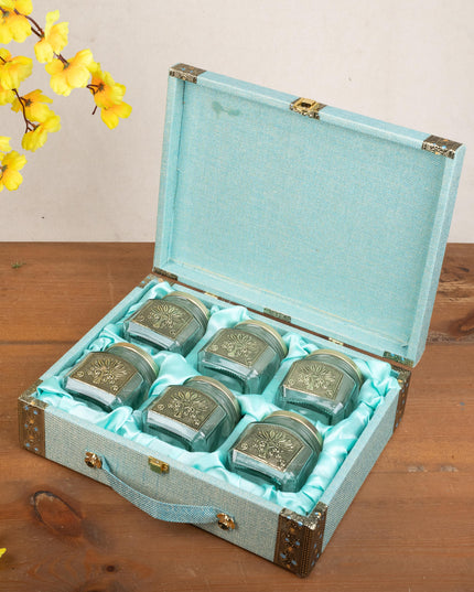 Dry Fruit Box - 6 Glass Jar - WL5214