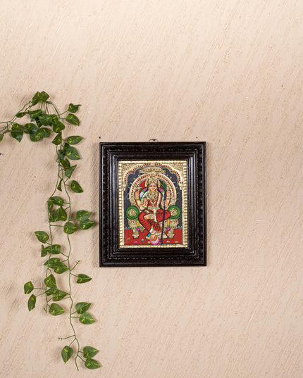 Tanjore Painting - Kamakshi - Flat (Gold Foil) - 10x8 inch - WL5226