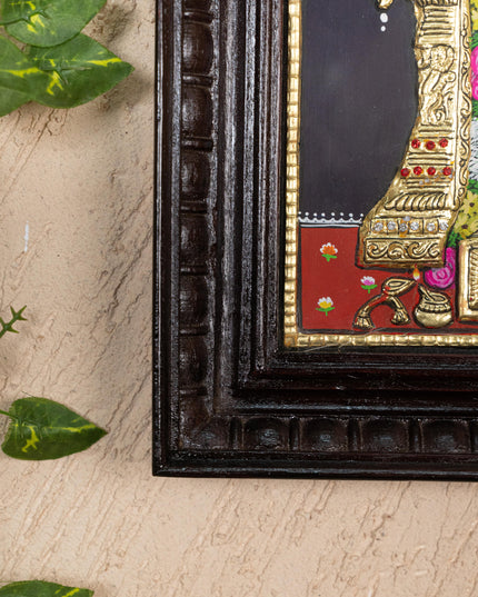 Tanjore Painting - Murugan - Semi Embossed - 12x10 inch - WL5236