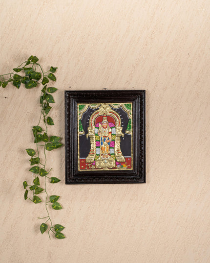 Tanjore Painting - Murugan - Semi Embossed - 12x10 inch - WL5236