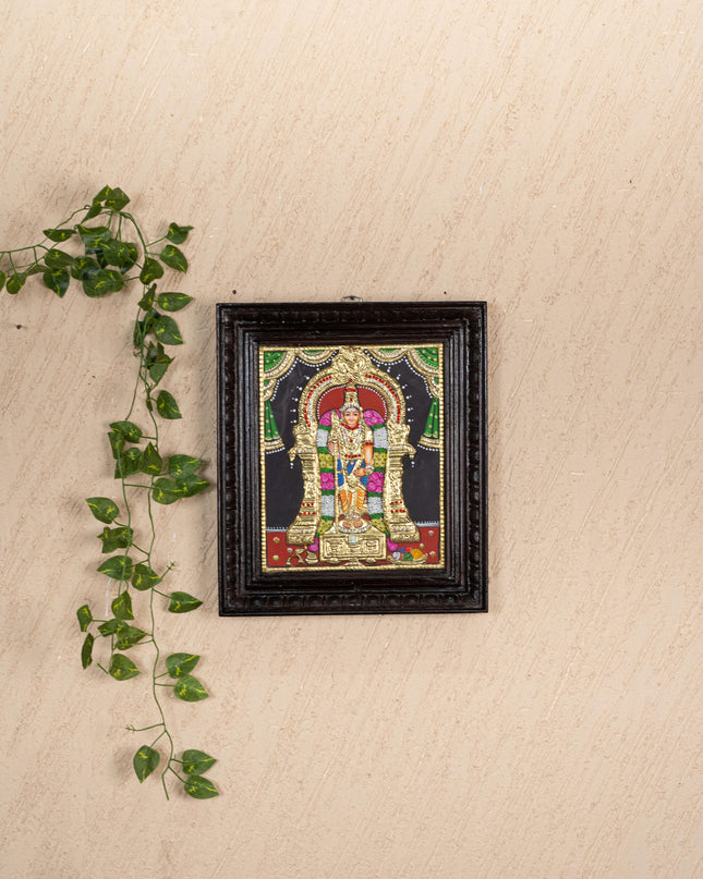 Tanjore Painting - Murugan - Semi Embossed - 12x10 inch - WL5236