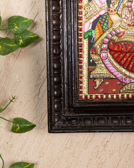 Tanjore Painting - Gajalakshmi - Semi Embossed - 12x10 inch - WL5239