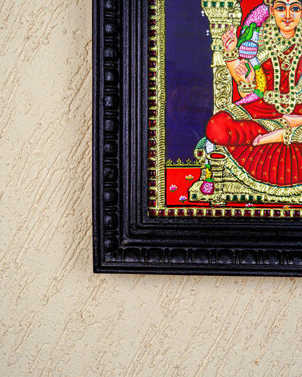 Tanjore Painting - Kamatchi - Flat (Gold foil) - 15x12 inch - WL5245