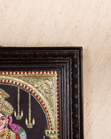 Tanjore Painting - Annapoorani - Flat (Gold Foil) - 15x12 inch - WL5247